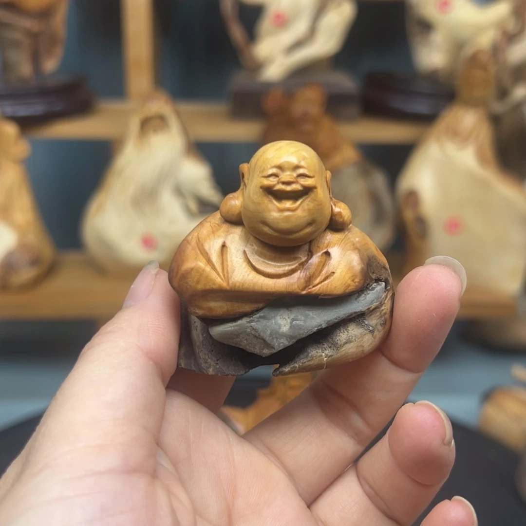 木石*崖柏木摆件手把件