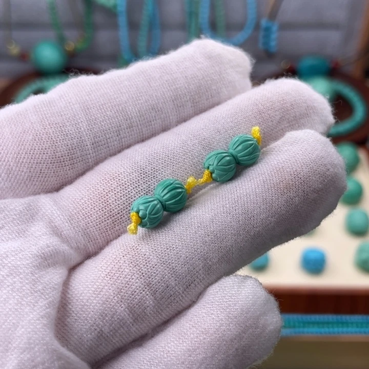 精品莲花对珠卡6.3mm