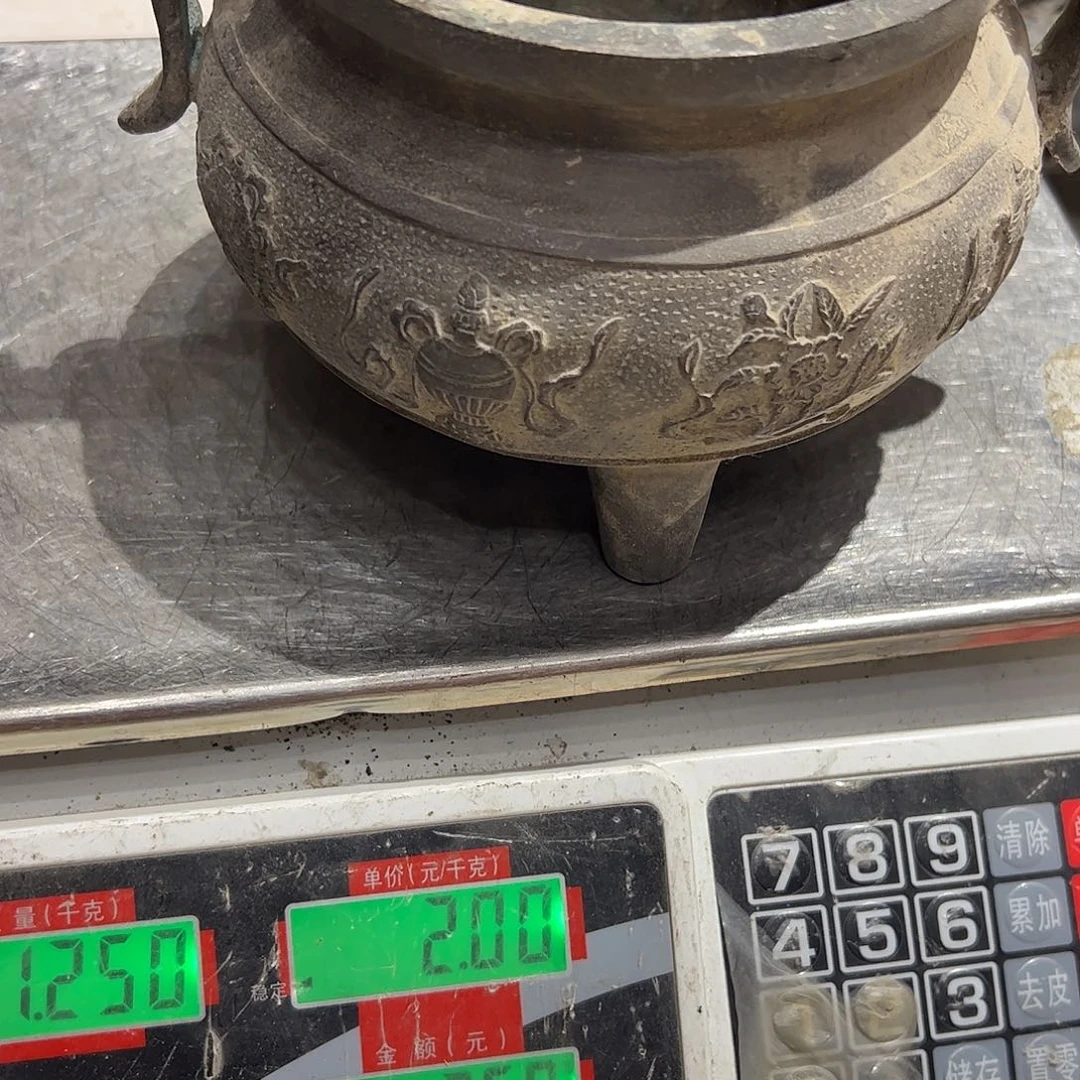 今****天微瑕疵黄铜摆件工艺品