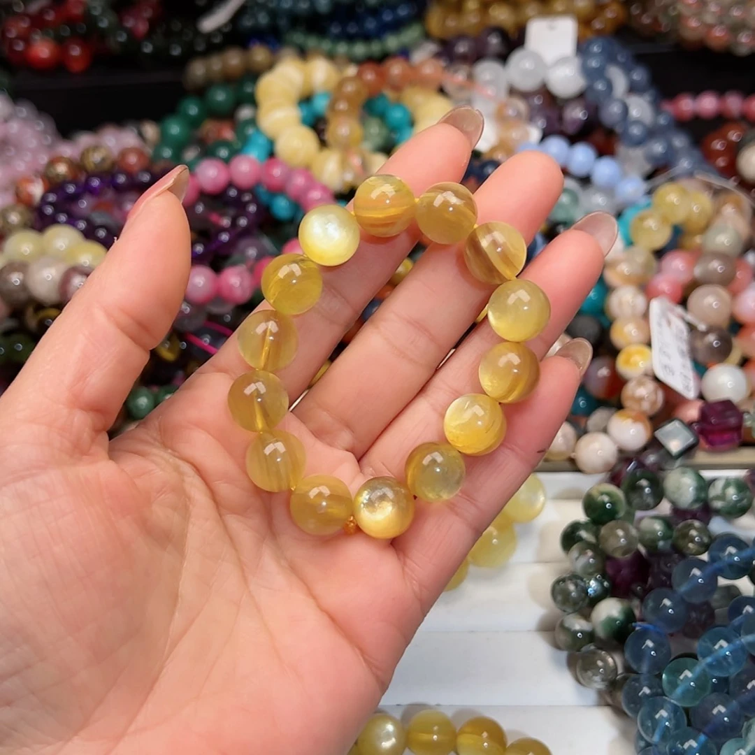 【闪购商品】烟晶手链银S925镶嵌S****我201