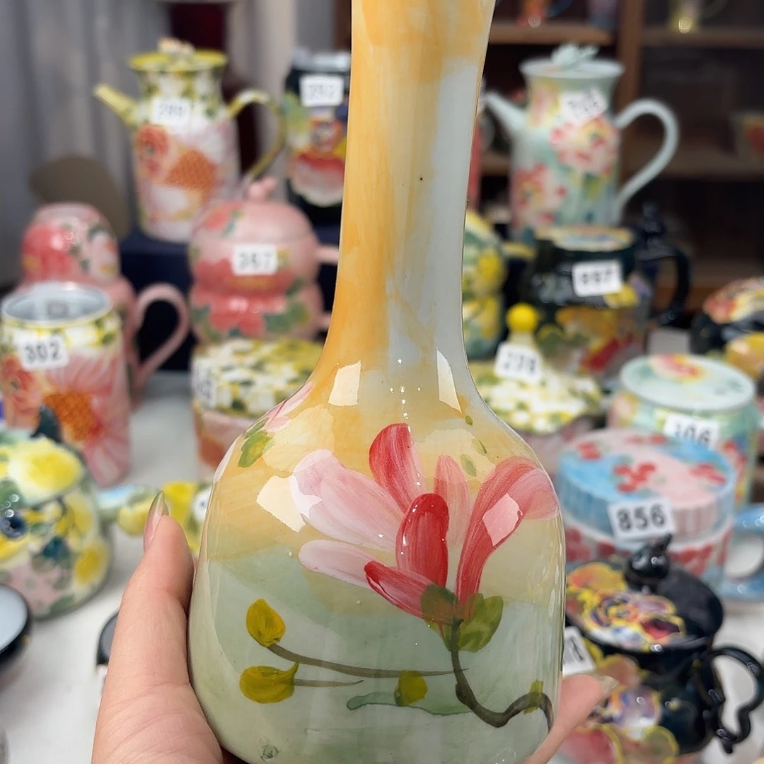 景德镇手绘高温釉下彩陶瓷茶具