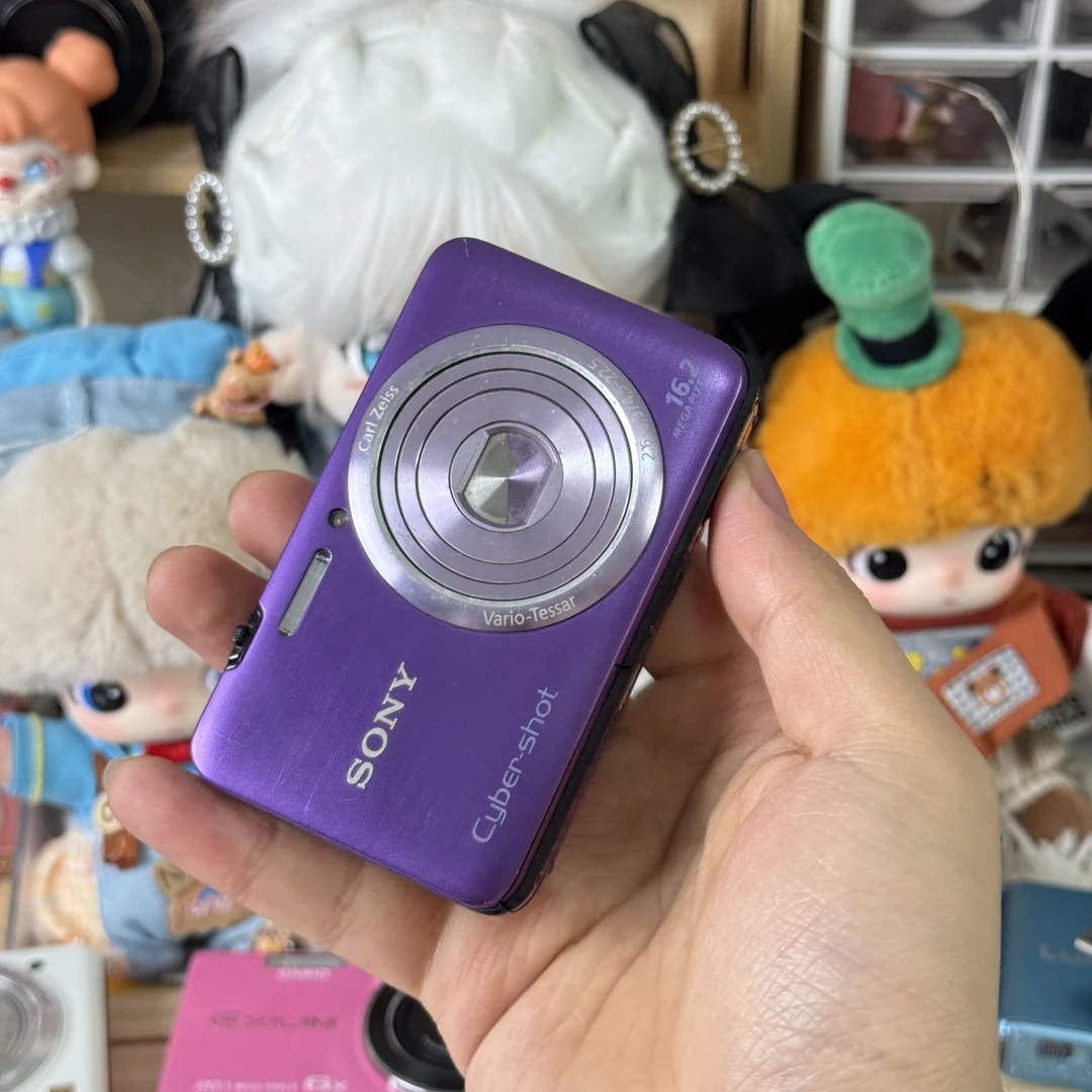 9新 Sony/索尼 索尼wx7葡萄紫色彩感好1600万像素滤镜多带配件