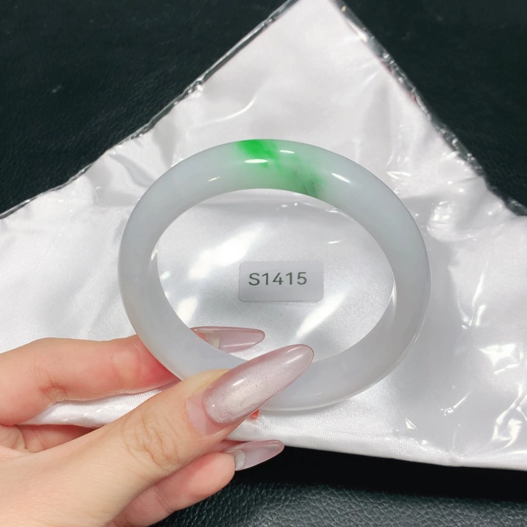 翡翠未镶嵌手镯S1415-04