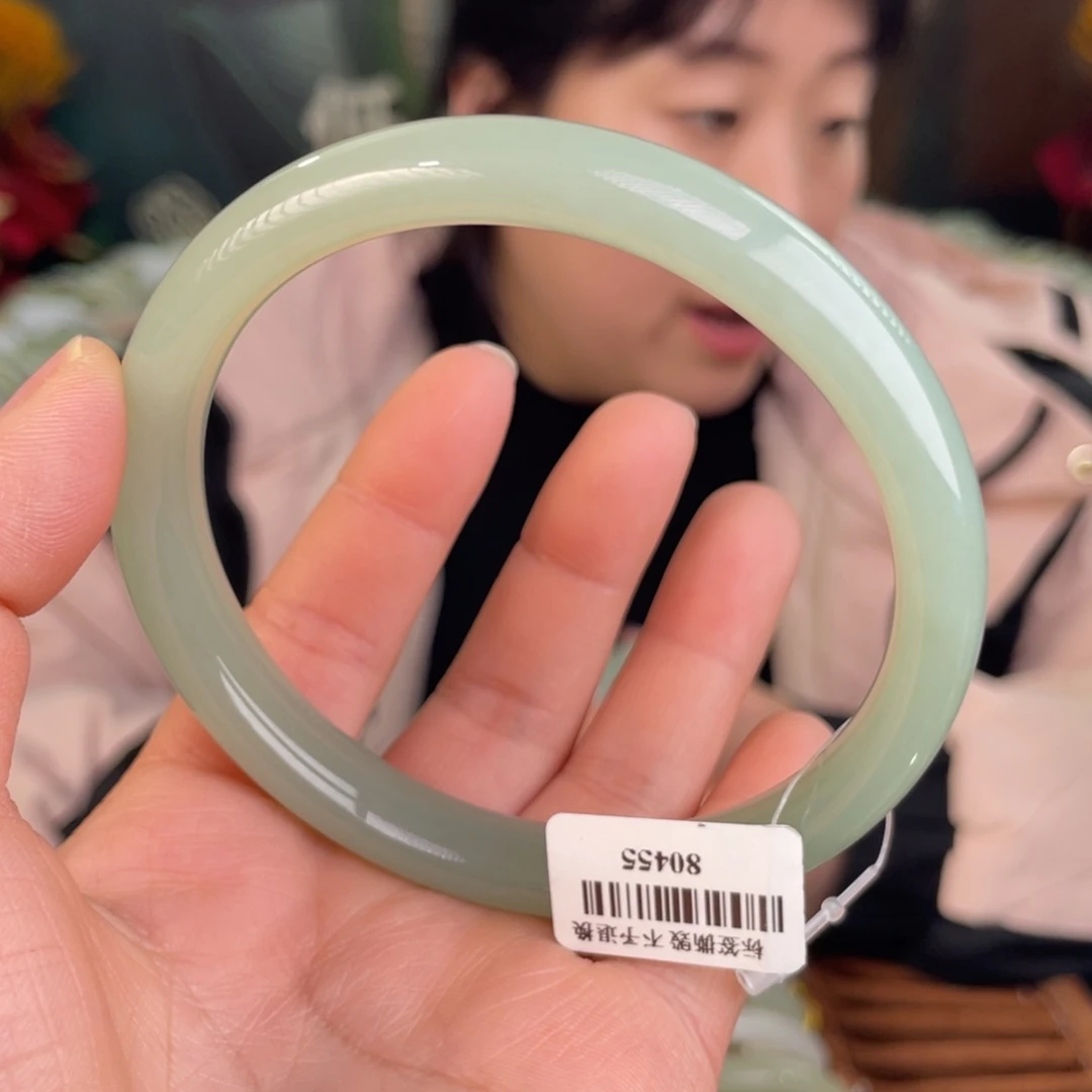 和田玉手镯未镶嵌全品67