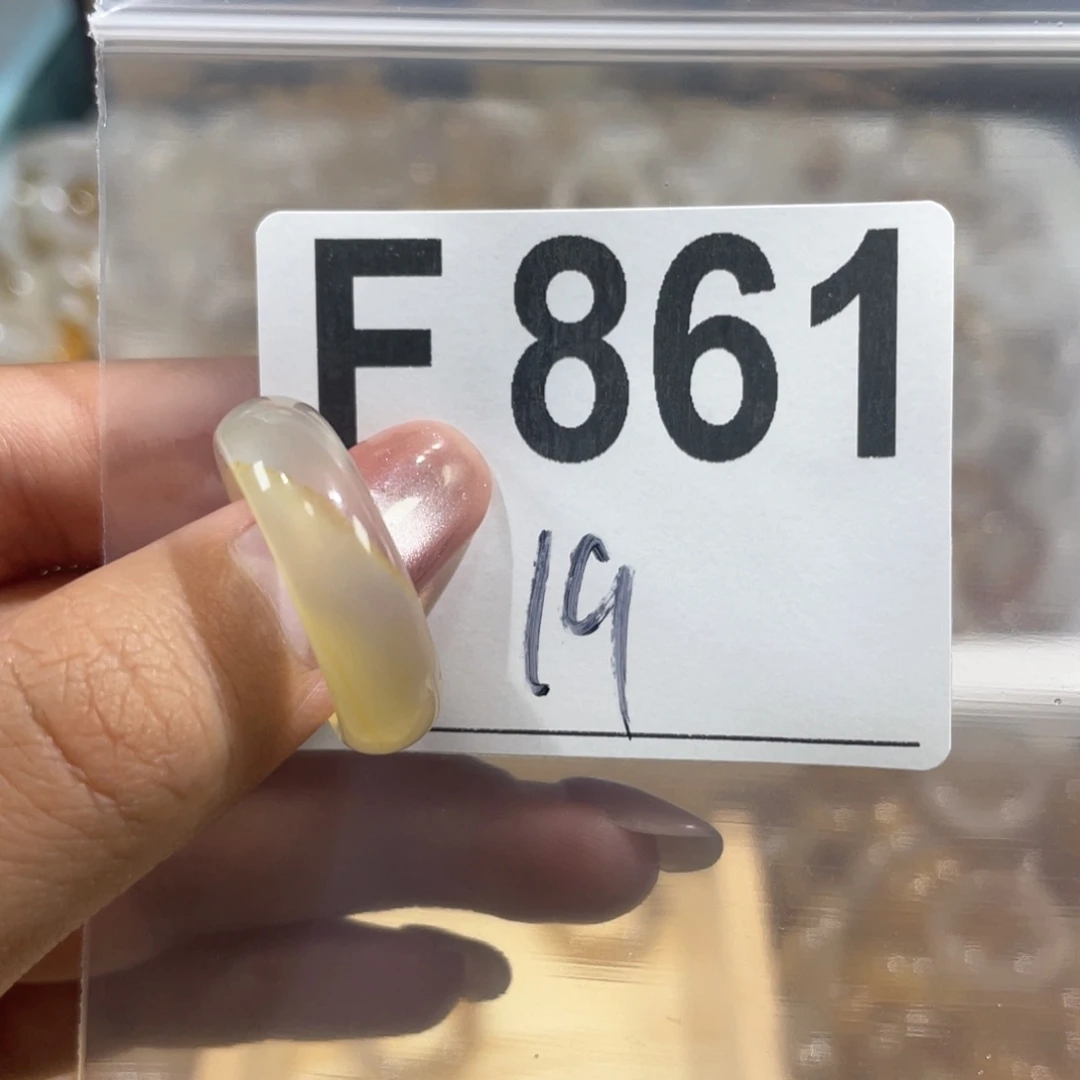 玛瑙/玉髓戒指未镶嵌861