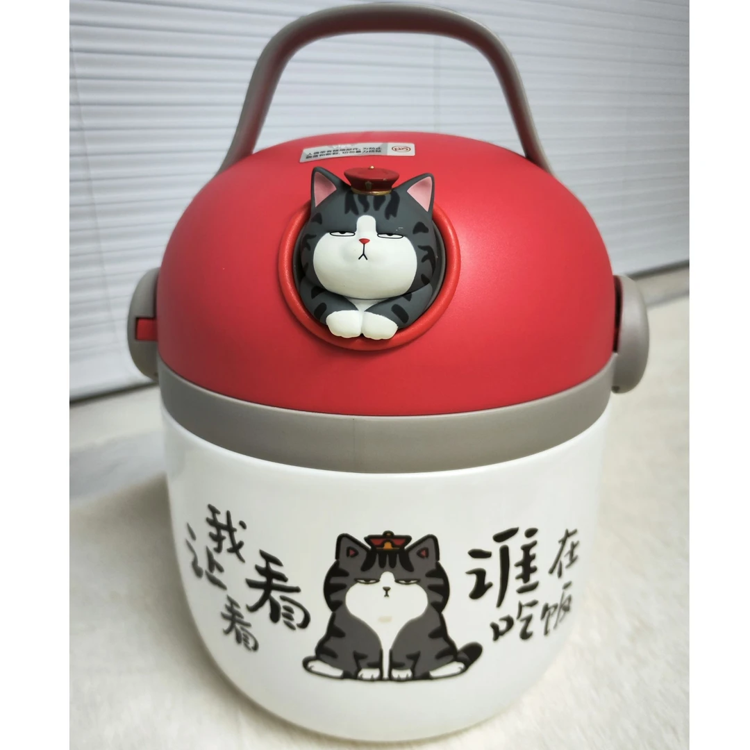 【大牌联名】1200ML奥氏体不锈钢保温不锈钢便当盒便携饭盒保温提桶