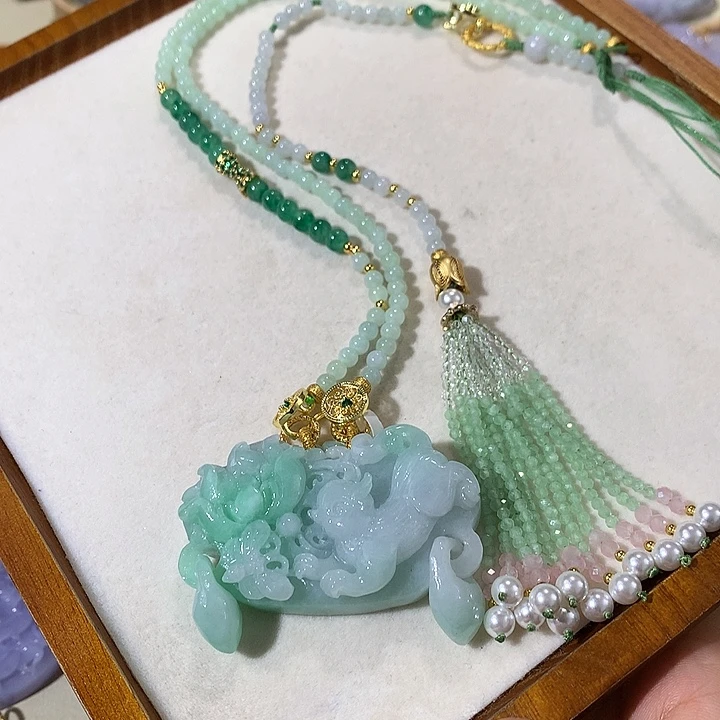 颈饰未镶嵌翡翠翡翠吊坠