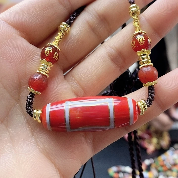 玛瑙/玉髓合金颈饰