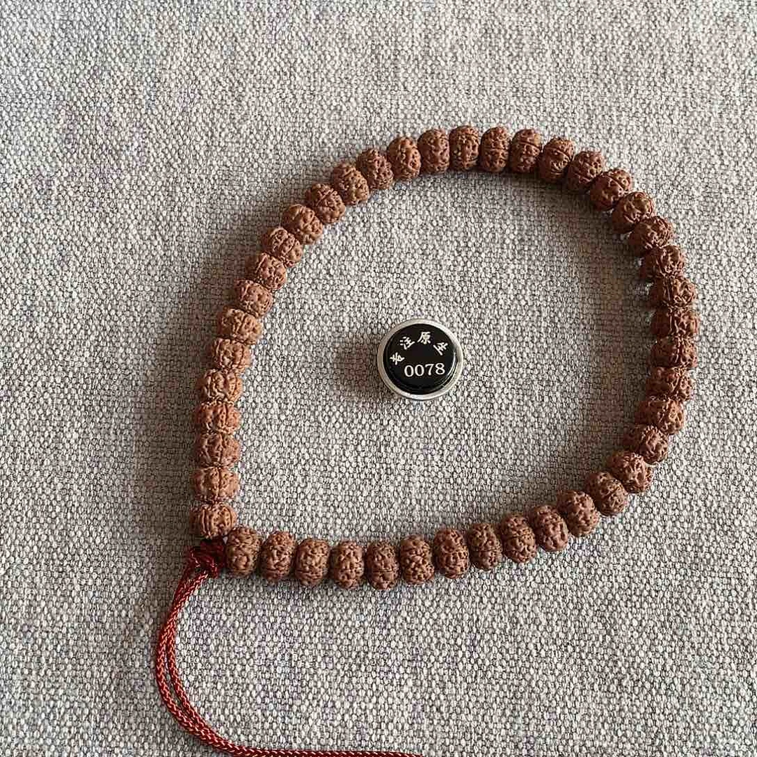 金刚菩提手串大****ー平头细纹 8mm 0078