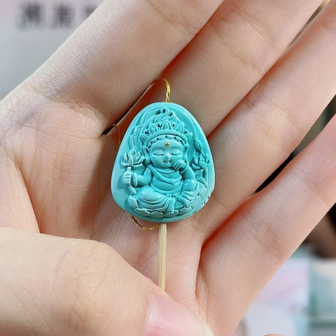 未镶嵌绿松石珠宝奇石