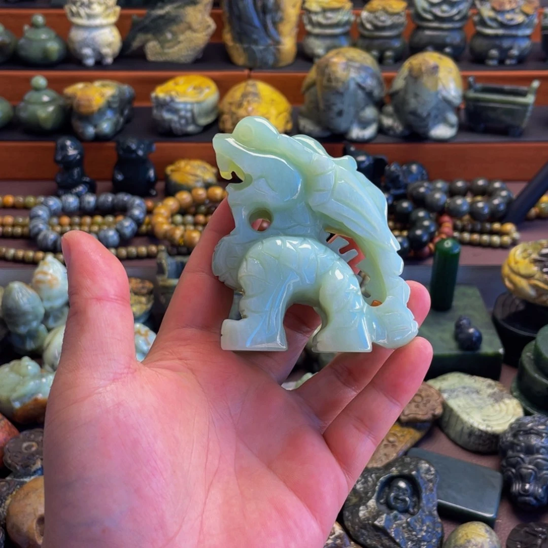 【闪购商品】未镶嵌蛇纹石玉摆件