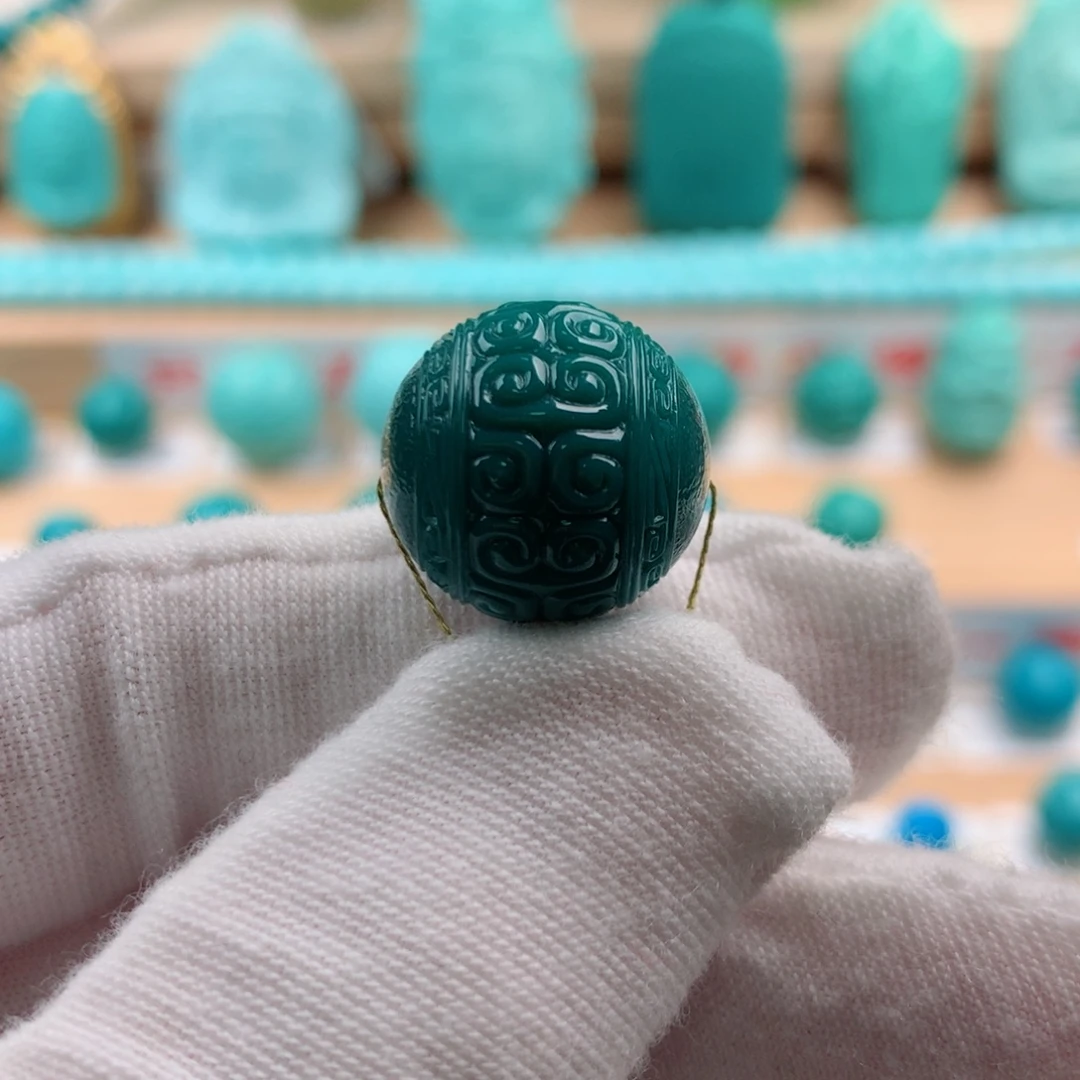 绿松石未镶嵌发饰15.7