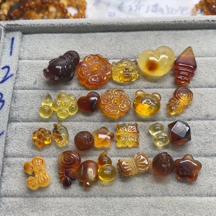 未镶嵌蜜蜡裸石天然琥珀蜜蜡