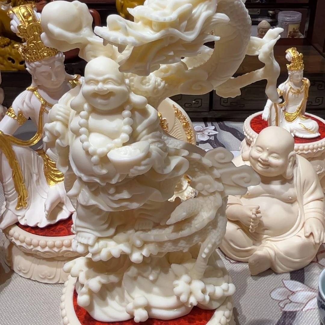 陶大号莲花底座加御龙米勒