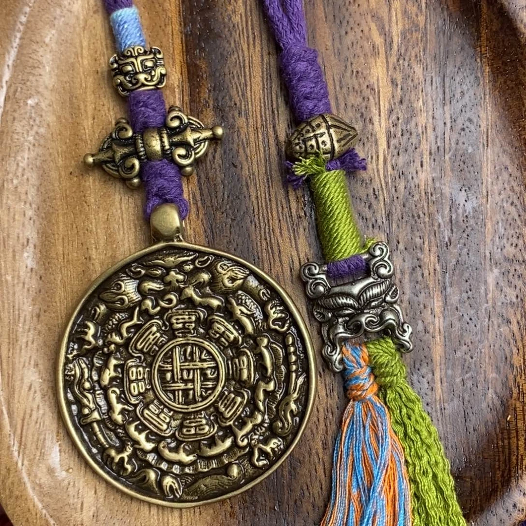 藏式风格九宫八卦牌