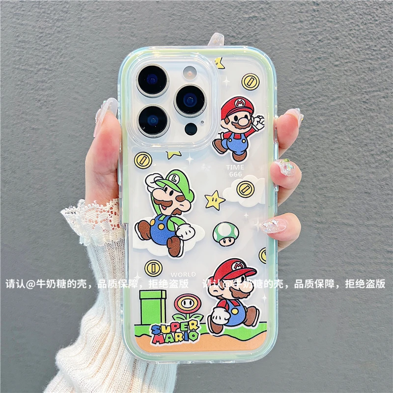 三合一炫彩侧边适用苹果16/iPhone/华为/手机壳15/14防摔Pura70潮