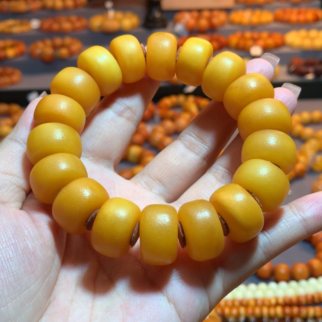【闪购商品】手串蜜蜡未镶嵌M****行蜜蜡手串