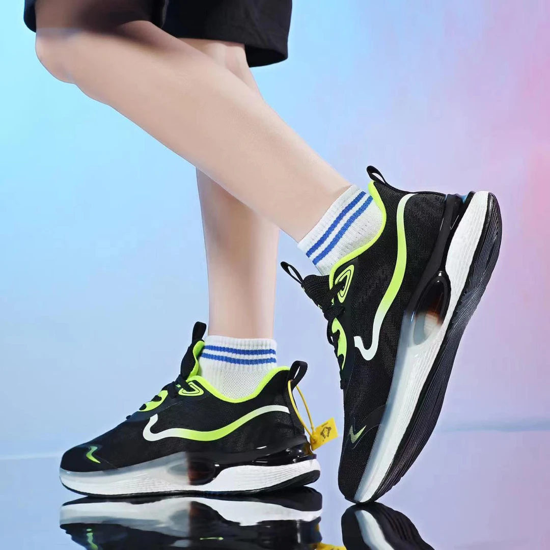 【STL2007-黑绿】男女同款潮鞋百搭运动休闲鞋【辉哥】