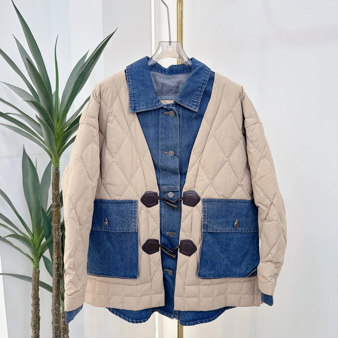 加厚款冬款毛衣做旧长款韩版菱形F2013（微瑕，介意勿拍，不退不换）