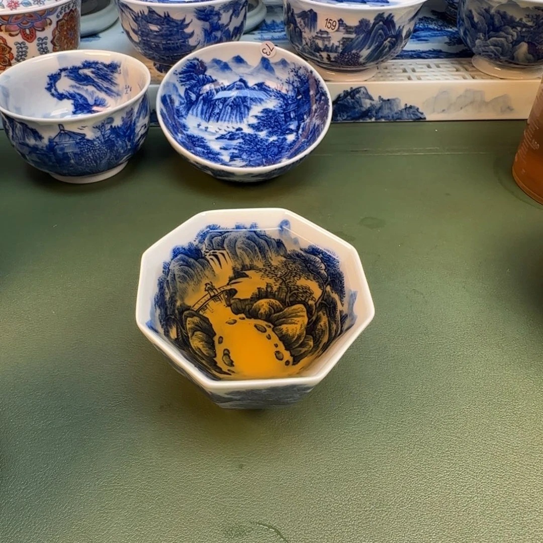 纯手工纯手绘茶具石头2