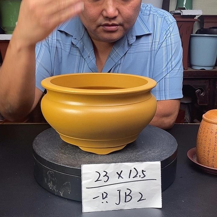 紫砂花盆货号一只JB2