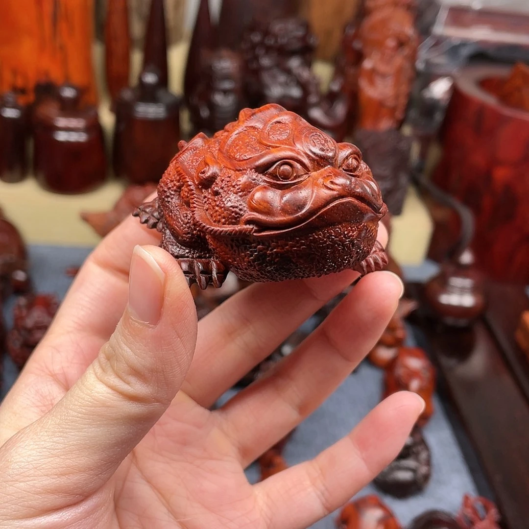 檀香紫檀（小叶紫檀）金蟾