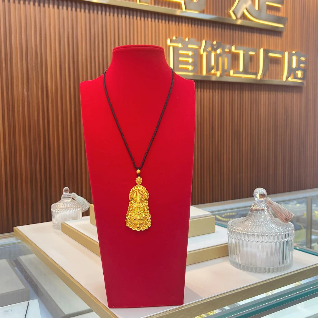 合金吊坠 2025款爆款火焰观音镂空男士时尚吊坠