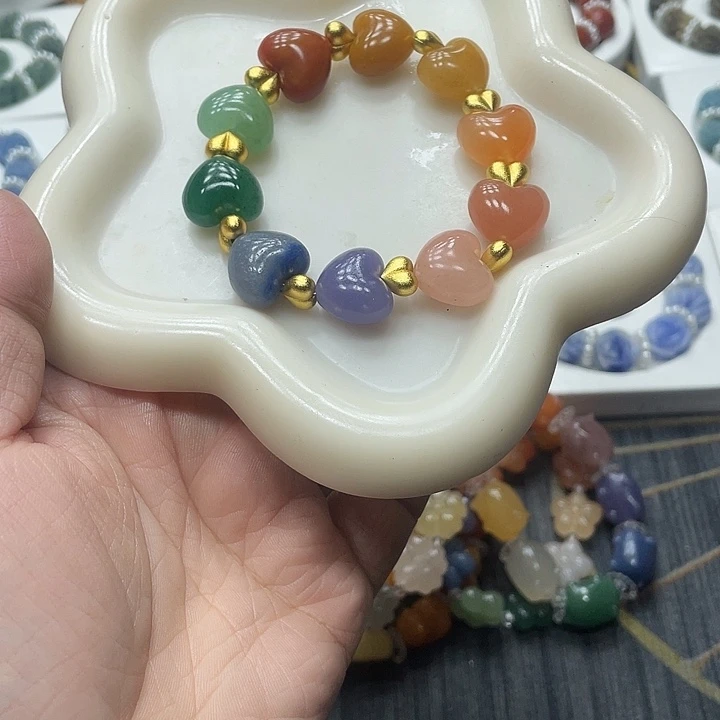 石英质玉（非洲翠）合金时尚简约精美大方