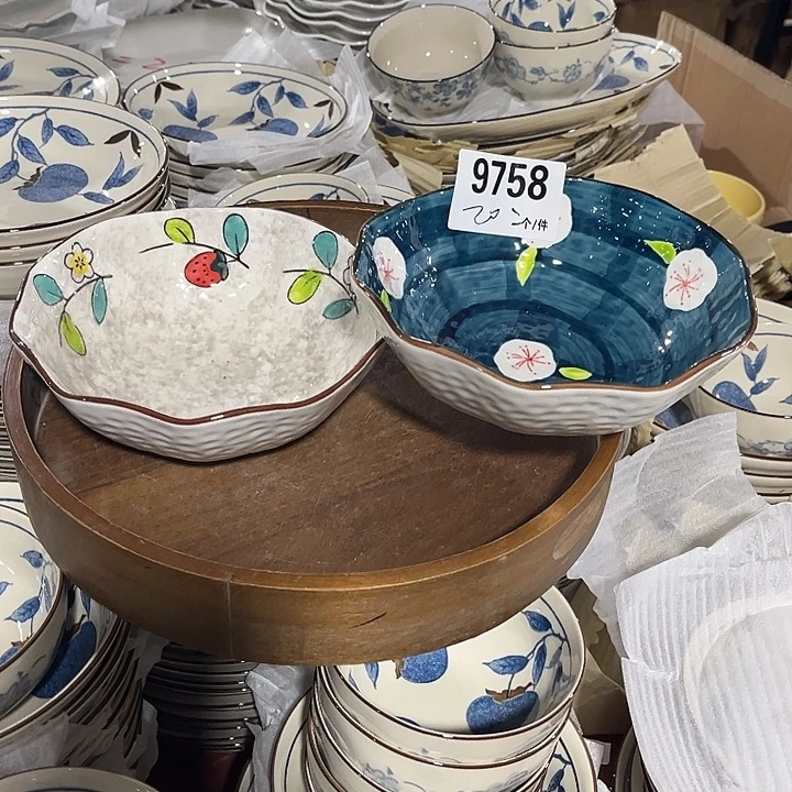 瓷微瑕外贸餐具9758