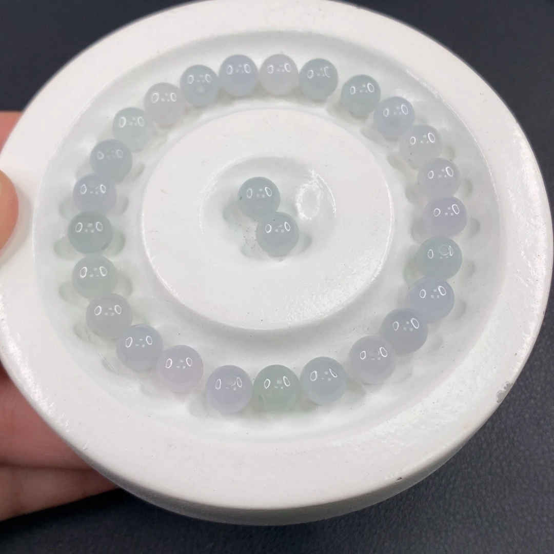 未镶嵌手链翡翠翡翠散珠多样性发一
