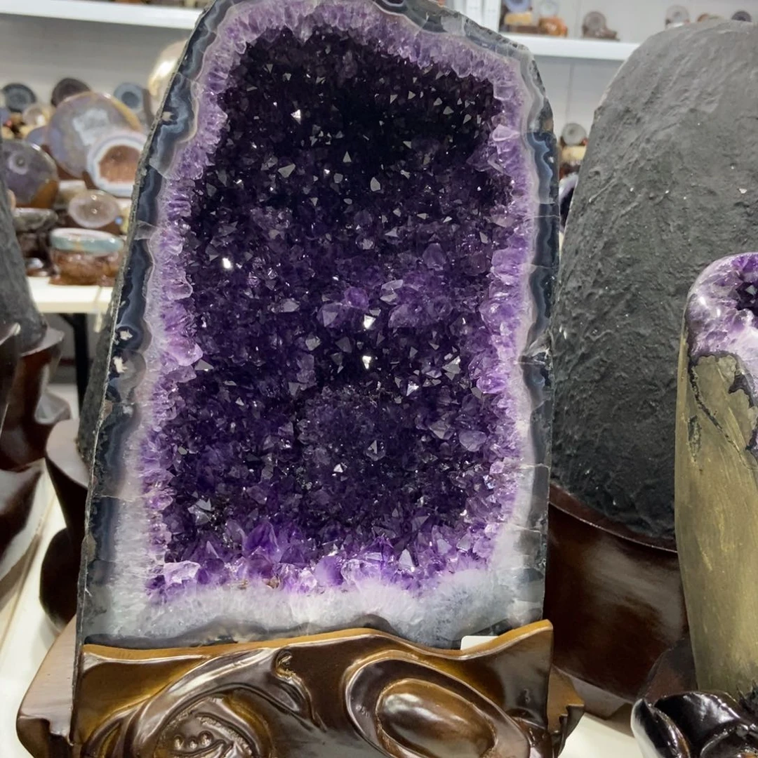 摆件未镶嵌紫晶水晶