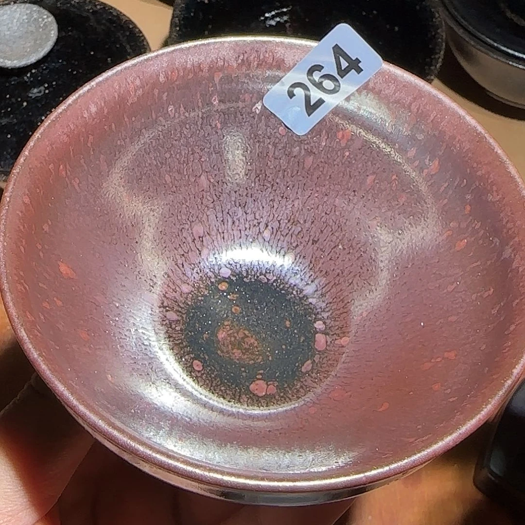 茶盏琢泥窑柴烧开窑