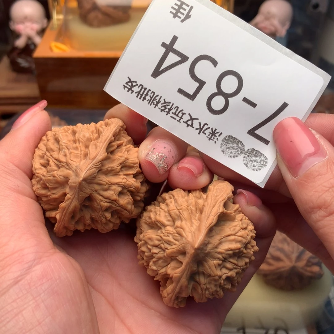文玩核桃把件45官帽