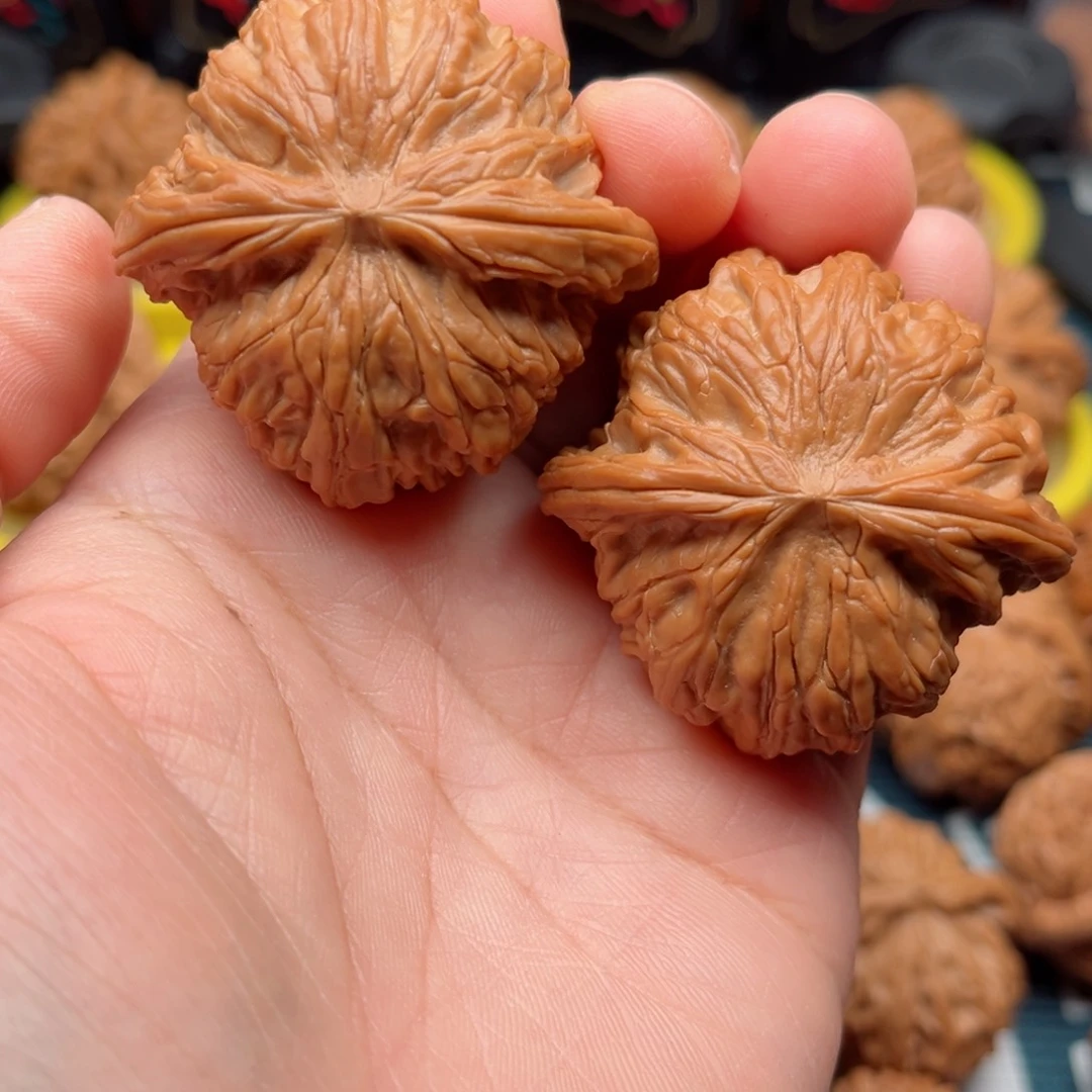 【闪购商品】桃木文玩核桃手把件45磨盘