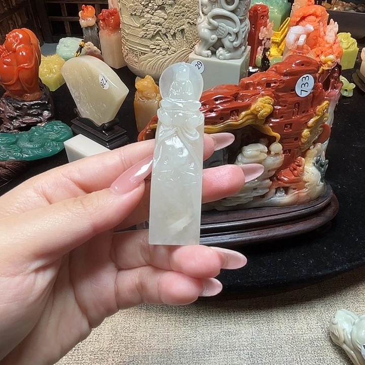 昌化石印石寿山石印章8.5