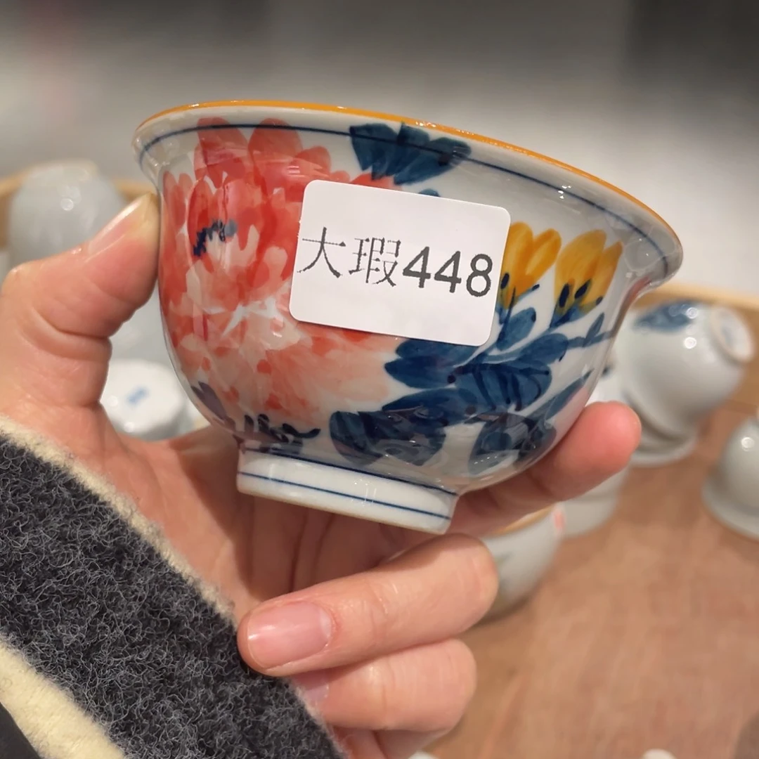 有瑕釉下彩纯手绘