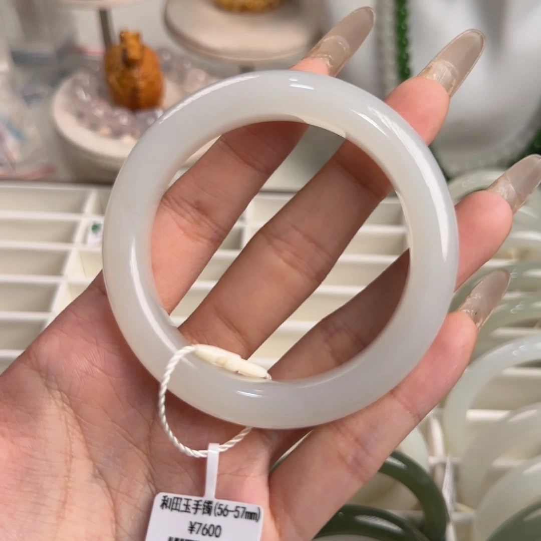 和田玉未镶嵌手镯11号