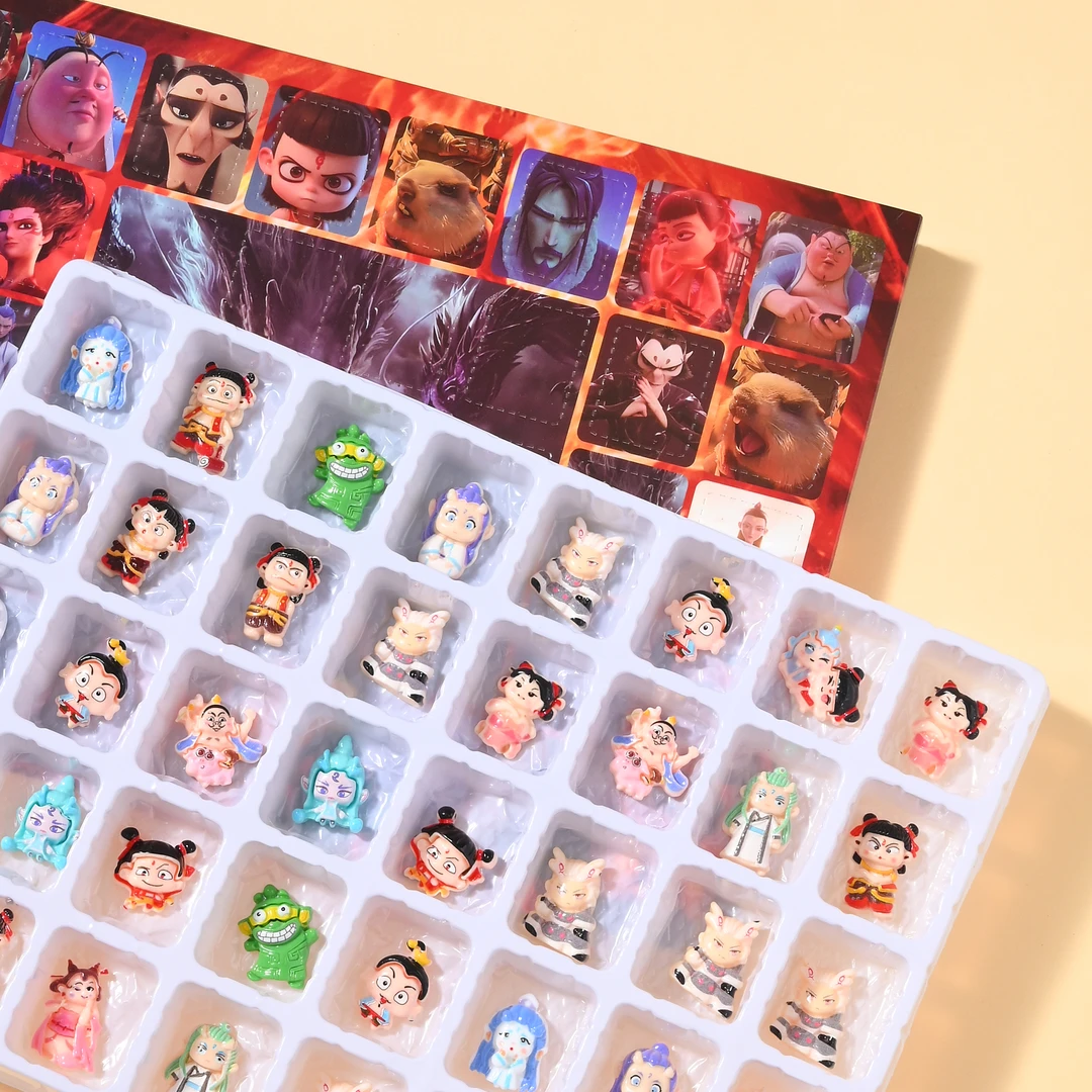 40洞哪吒洞洞乐抽奖盲盒树脂摆件周边戳戳乐男女孩儿童节礼物玩具