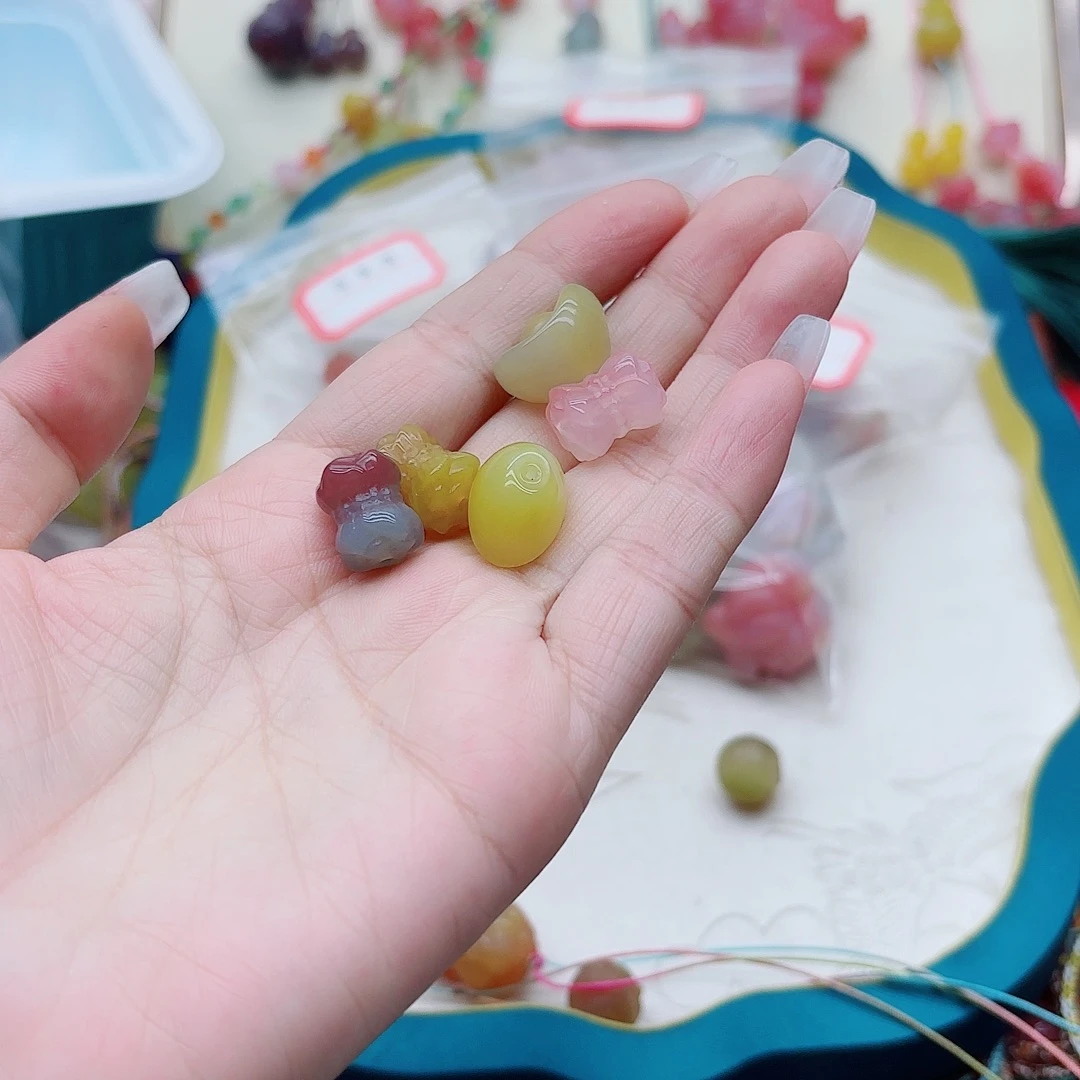 玛瑙/玉髓未镶嵌手链盐源99