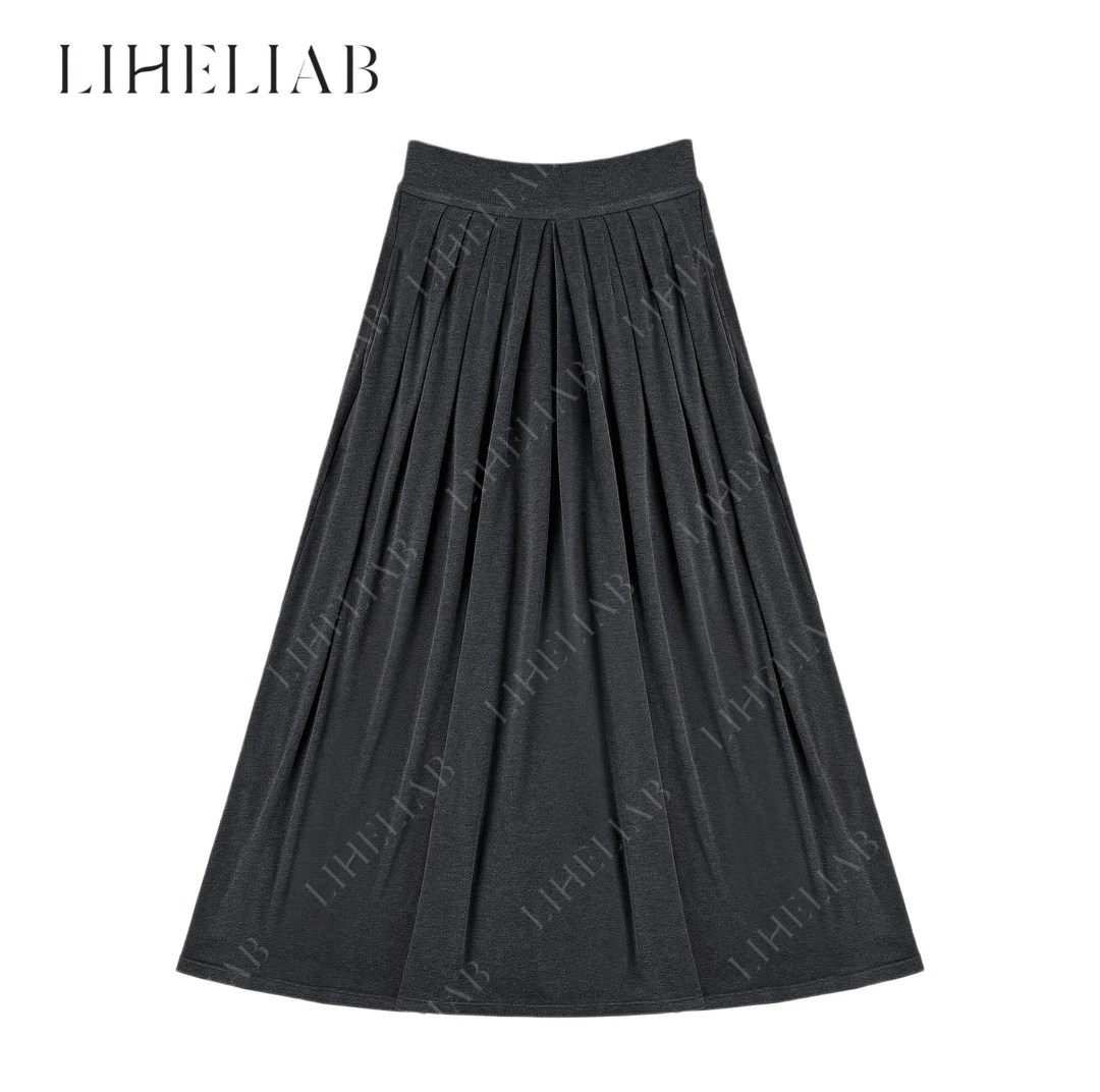 宝儿家 / 致简美学 高品质慵懒风软糯显瘦休闲百搭半身裙