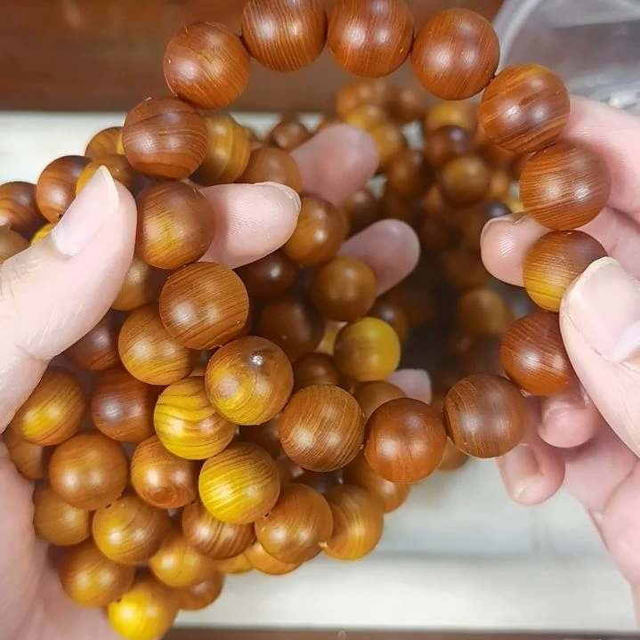 柏木（崖柏）手串/手链15mm圆珠