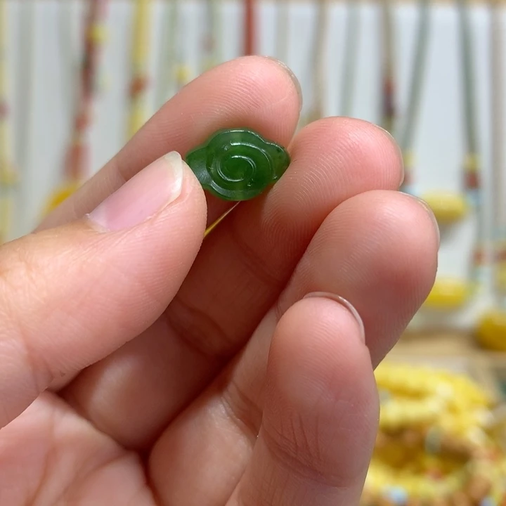 和田玉（碧玉）未镶嵌珠宝半成品配饰