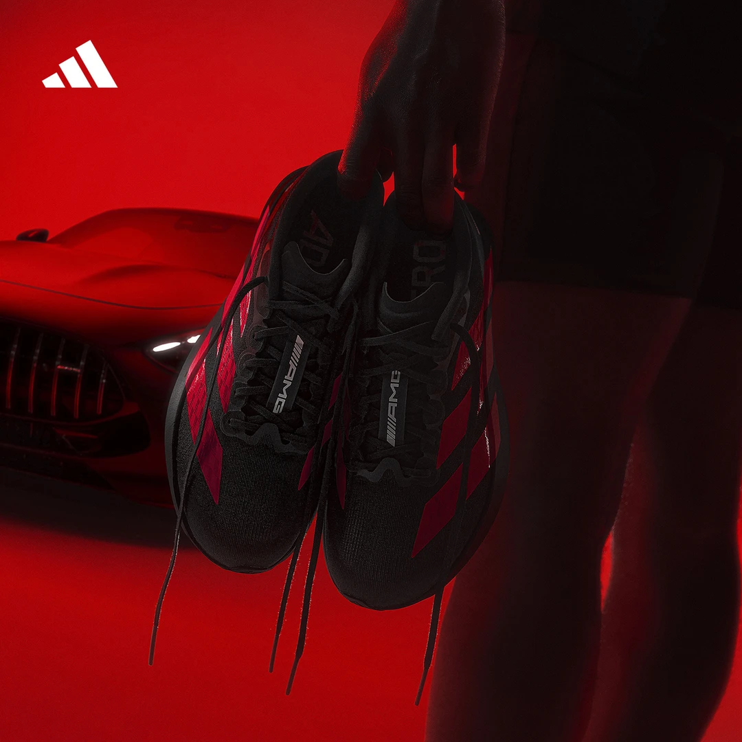 阿迪达斯官方AMG赛车联名Adizero EVO SL M跑步运动鞋男款 KH8832