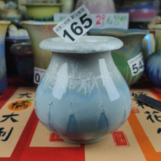 景德镇手工高温陶瓷：内口6.5高12