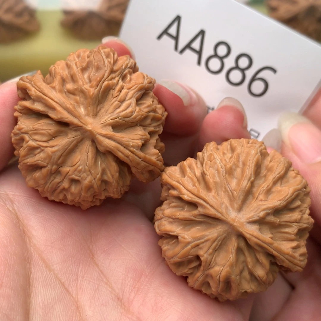 把件文玩核桃粗棱大肚苹果园41