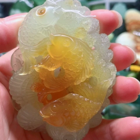 蛇纹石玉未镶嵌手把件