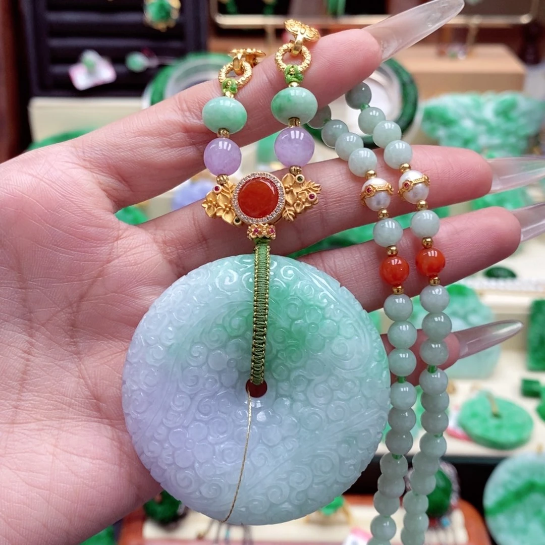 颈饰未镶嵌翡翠翡翠吊坠