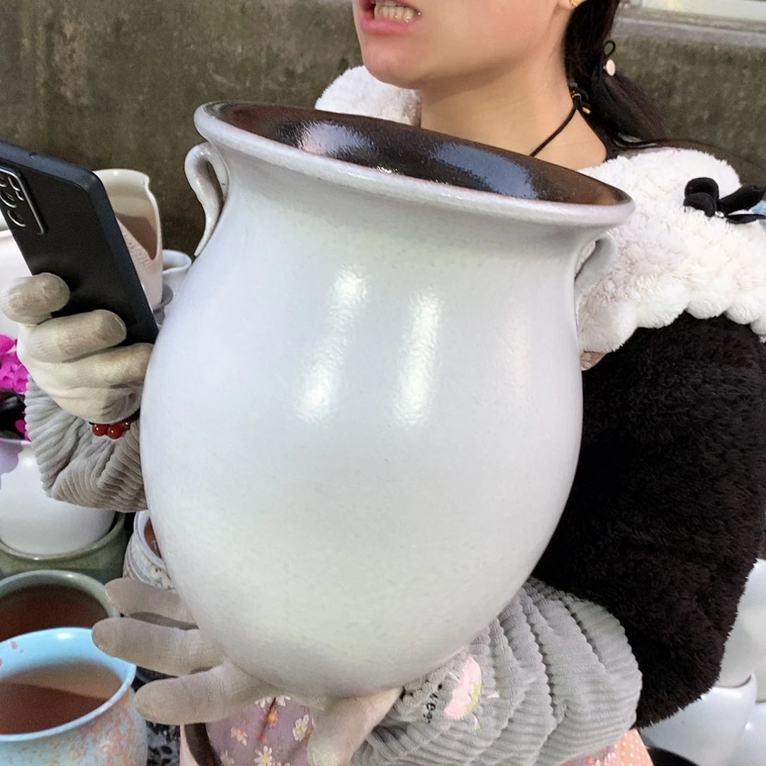 紫砂花盆正品口20高27