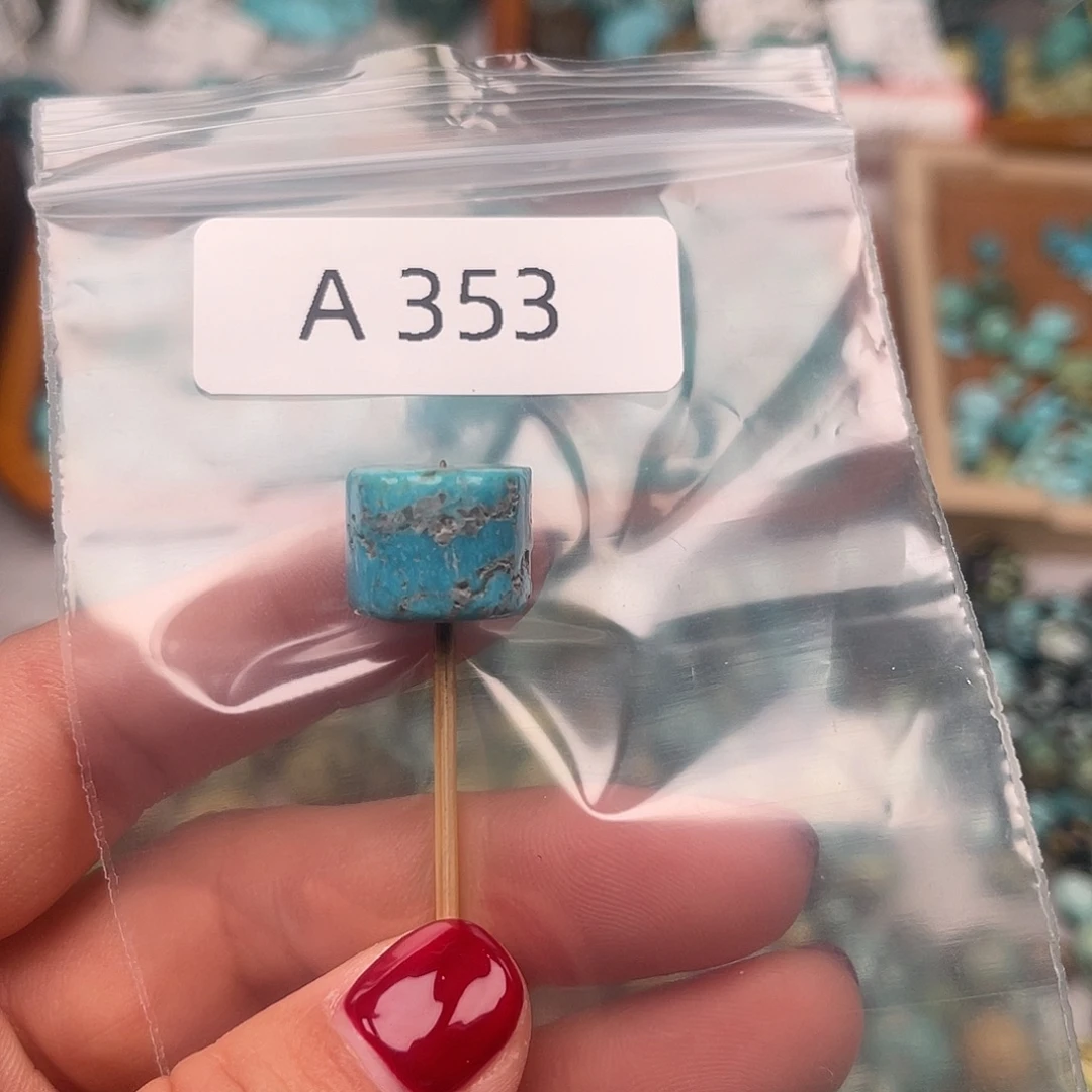 绿松石未镶嵌绿松石珠子