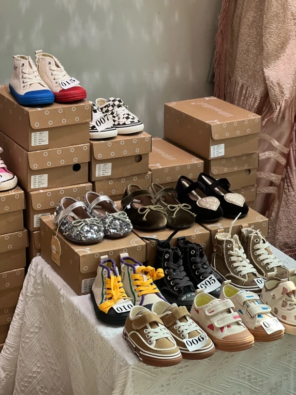 【高帮链接】No退No换 时代狂奔男女童百搭高帮帆布鞋